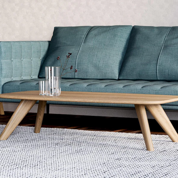 Oval coffee table, Mid century modern Japandi coffee table, Oak coffe table, Wooden coffee tables, Couchtisch, Wood coffee table