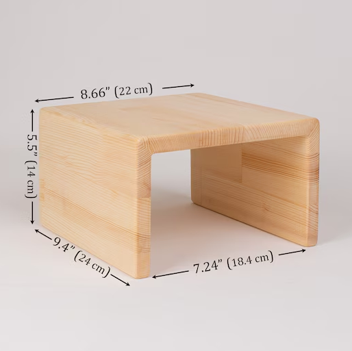 Handcrafted Wood Armrest Table, Simple and Functional Couch Tray, Sofa Arm Tray Table, Couch Sofa Arm Rest Table