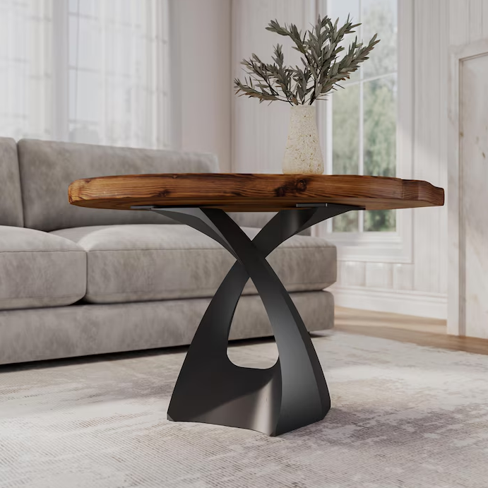 End Table Base, Metal Table Base | Table Legs, Handmade Furniture